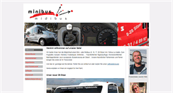 Desktop Screenshot of minibus.de