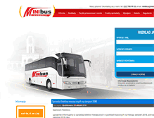 Tablet Screenshot of minibus.com.pl